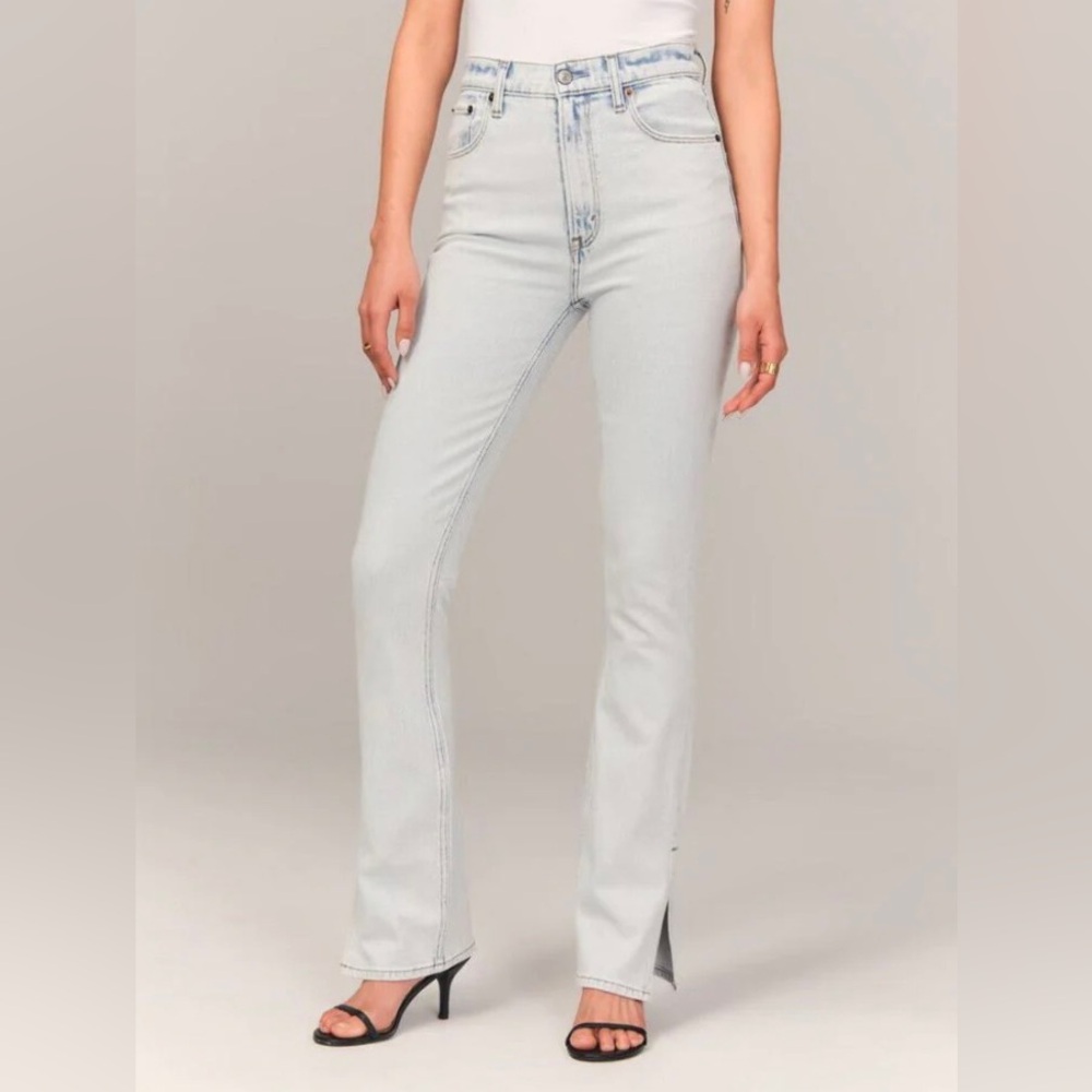 Abercrombie Curve love slim straight jeans